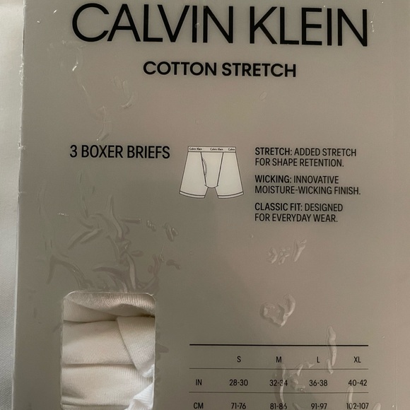 Calvin Klein Men's White “Large” Boxer Briefs - Picture 2 of 3